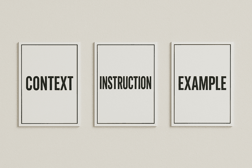 Context, Instruction, and Example