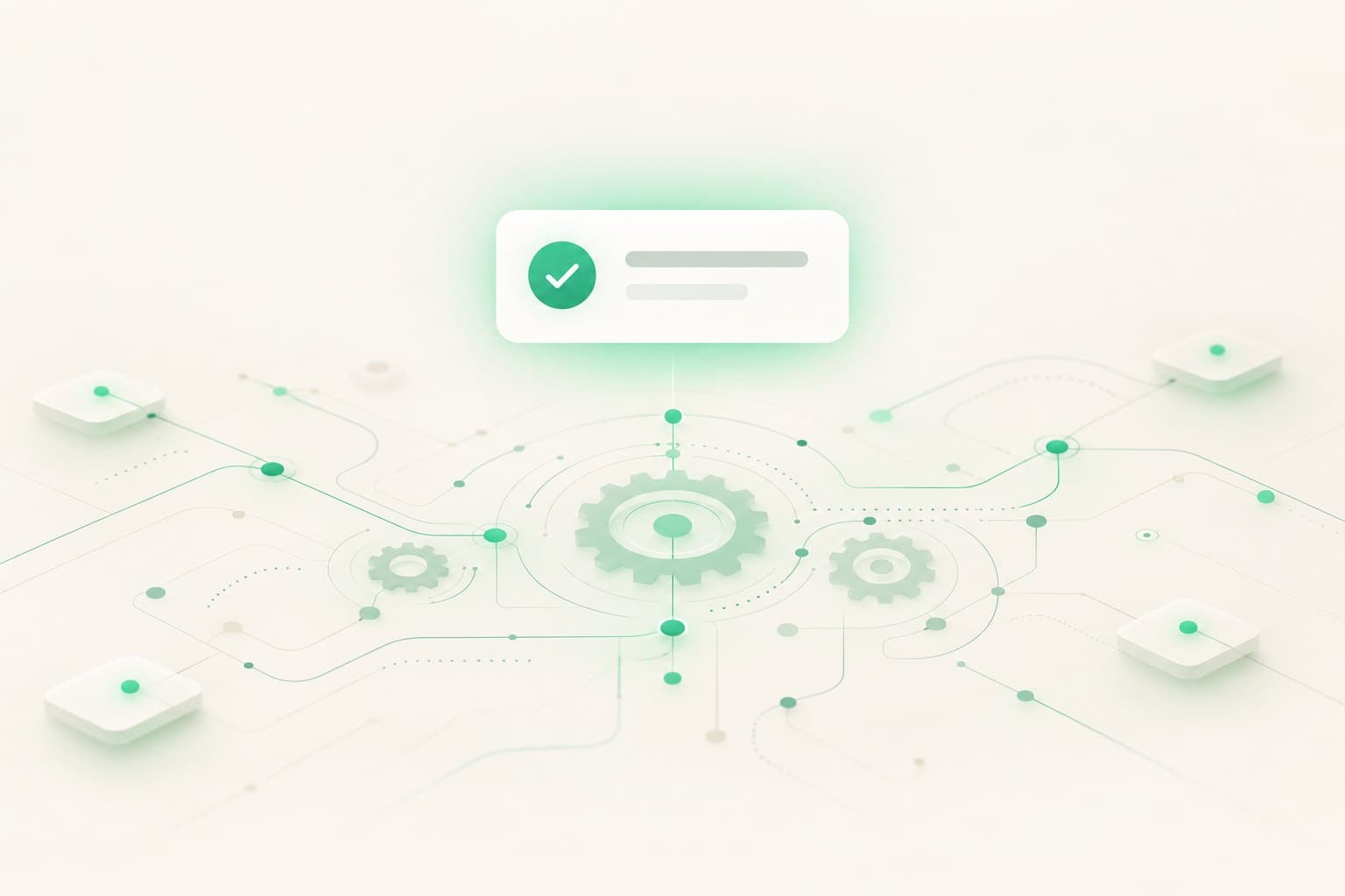 Invisible AI working quietly in the background, surfacing only a single meaningful notification