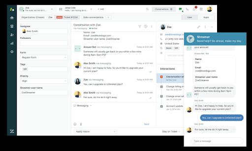 Zendesk native environment